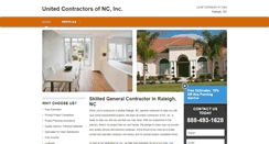 Desktop Screenshot of contractorraleighnc.com